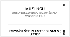 Desktop Screenshot of muzungu.pl